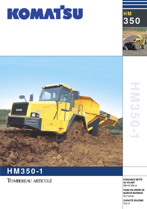 Autobasculante articulate Komatsu HM350-1