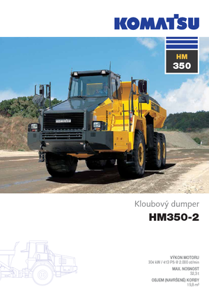 Autobasculante articulate Komatsu HM350-2