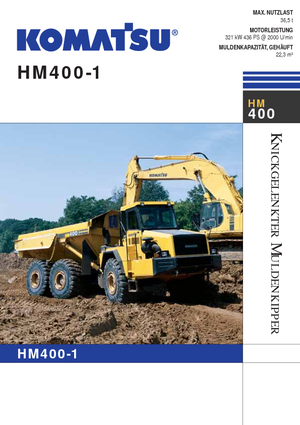 Autobasculante articulate Komatsu HM400-1
