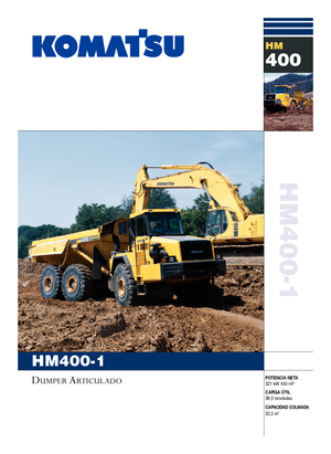 Autobasculante articulate Komatsu HM400-1