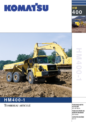 Autobasculante articulate Komatsu HM400-1