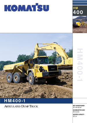 Autobasculante articulate Komatsu HM400-1