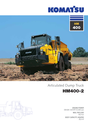 Autobasculante articulate Komatsu HM400-2