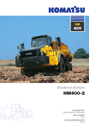 Autobasculante articulate Komatsu HM400-2
