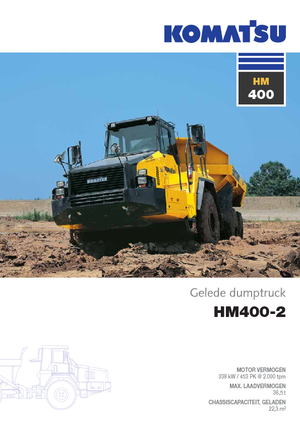 Autobasculante articulate Komatsu HM400-2