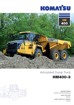 Autobasculante articulate Komatsu HM400-3