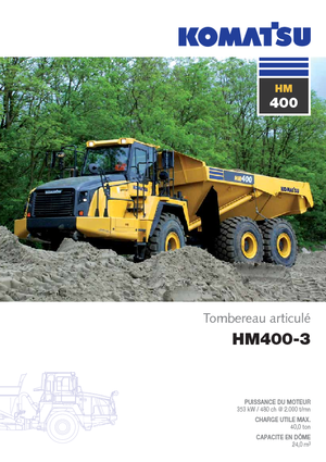 Autobasculante articulate Komatsu HM400-3