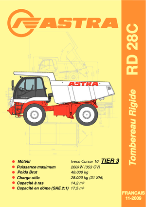 Basculante rigide Astra RD 28 C