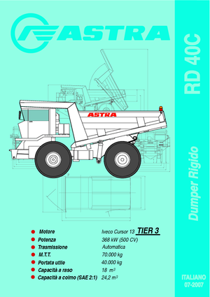 Basculante rigide Astra RD 40 C
