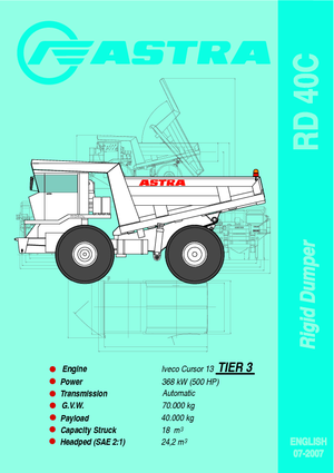 Basculante rigide Astra RD 40 C