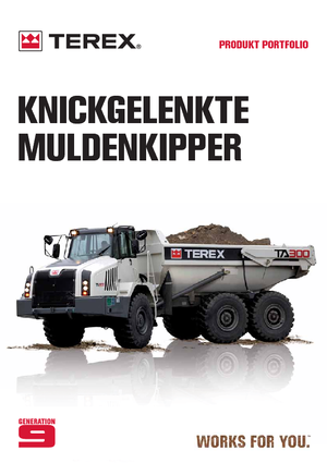 Autobasculante articulate Terex TA 400