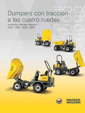 Dumpere pe Roți Wacker Neuson 3001