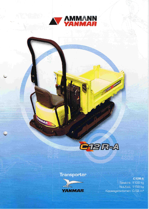 Dumpere pe Şenile Yanmar C 12 RB