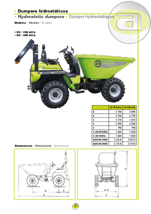Dumpere pe Roți Agrimac DH 350 AHG