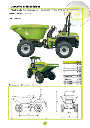 Dumpere pe Roți Agrimac DH 600 AHG