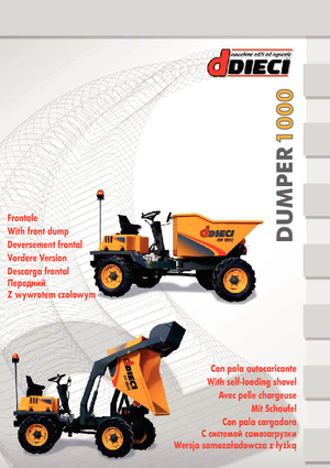 Dumpere pe Roți Dieci DP 1000 Self-Load Shovel