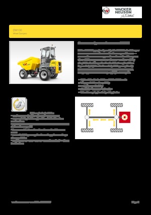 Dumpere pe Roți Wacker Neuson DW100