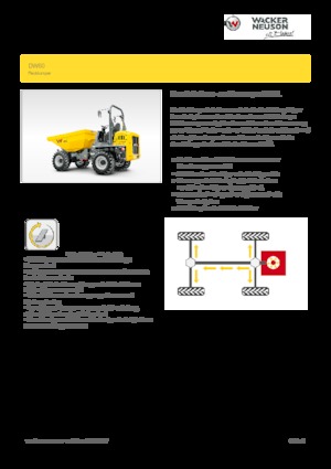 Dumpere pe Roți Wacker Neuson DW60