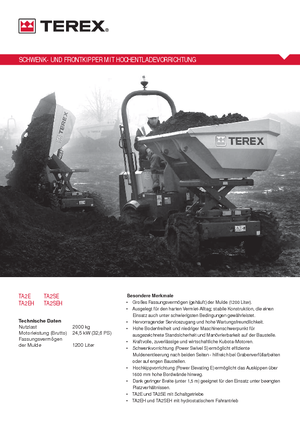 Dumpere pe Roți Terex TA 2 SE