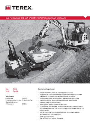 Dumpere pe Roți Terex TA2SH