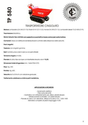 Dumpere pe Şenile Camisa TP 580