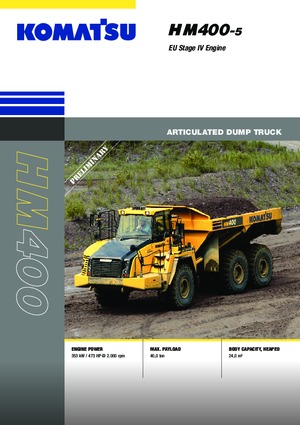 Autobasculante articulate Komatsu HM400-5E0