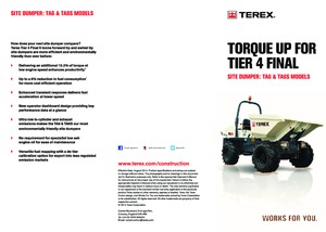 Dumpere pe Roți Terex TA 6 S