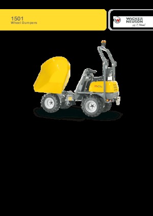 Dumpere pe Roți Wacker Neuson 1501 