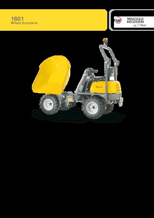 Dumpere pe Roți Wacker Neuson 1601 