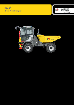 Dumpere pe Roți Wacker Neuson DV60 dual view