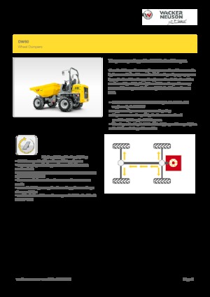 Dumpere pe Roți Wacker Neuson DW60 LRC