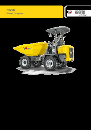 Dumpere pe Roți Wacker Neuson DW50