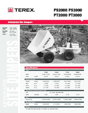 Dumpere pe Roți Terex PS 2000