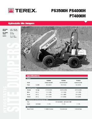 Dumpere pe Roți Terex PS 4000 H