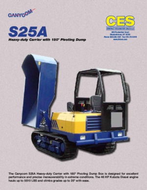 Dumpere pe Şenile Kato S25A