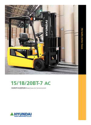 Stivuitoare frontale electrice Hyundai 18 BT 7 ac