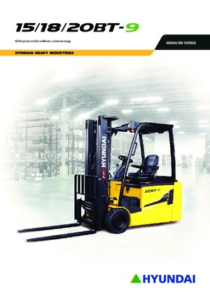 Stivuitoare frontale electrice Hyundai 20 BT 9 ac