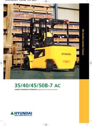 Stivuitoare frontale electrice Hyundai 40 B 7 ac