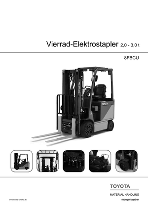 Stivuitoare frontale electrice Toyota 8 FBCU 25