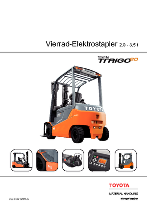 Stivuitoare frontale electrice Toyota 8 FBMT 30