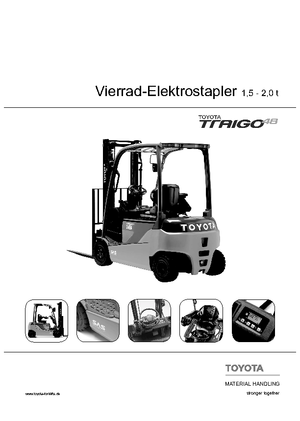 Stivuitoare frontale electrice Toyota 8 FBMT 15