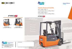 Stivuitoare frontale electrice Doosan B 16 x