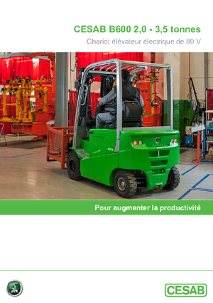 Stivuitoare frontale electrice Cesab B 625 L