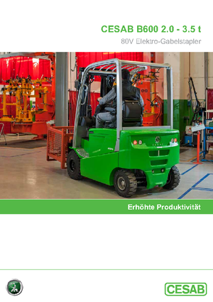 Stivuitoare frontale electrice Cesab B 625 L