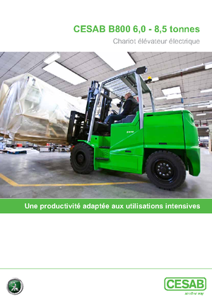 Stivuitoare frontale electrice Cesab B 860