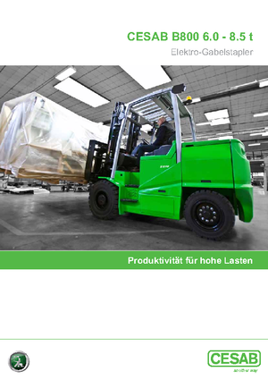 Stivuitoare frontale electrice Cesab B 860