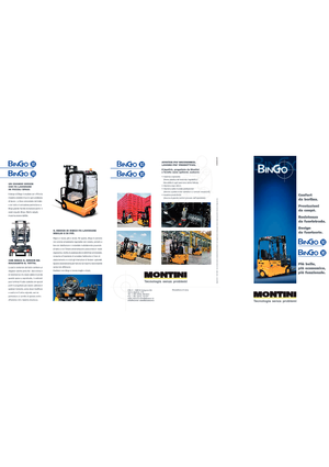 Stivuitoare frontale electrice Montini Bingo plus N 163