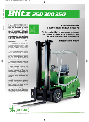 Stivuitoare frontale electrice Cesab Blitz 300 L AC