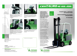 Stivuitoare frontale electrice Cesab cenTAURO 48 160L AC