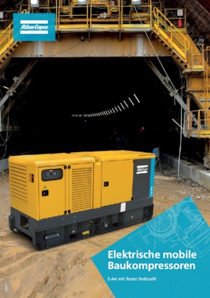 Compresoare de aer portabile - diesel, electrice, pe benzină Atlas Copco E-Air T900 